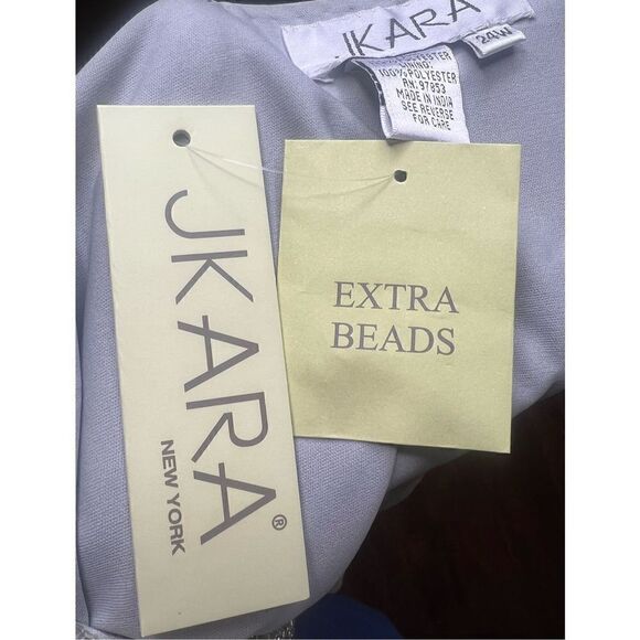 J Kara Women's Sleeveless Popover Short Cocktail Beaded Dress NWT Size 24W - Picture 8 of 9